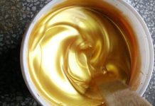ỨNG DỤNG BỘT MÀU NHŨ ĐỒNG VÀNG